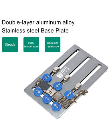 BEST βάση motherboard BST-001P για επισκευή smartphone, 3-axis, 9.5x15cm
