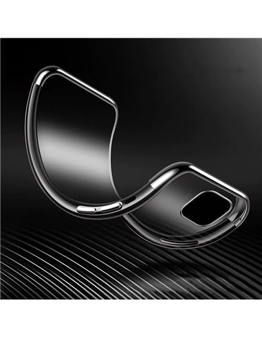 POWERTECH θήκη Clear color MOB-1710 για Xiaomi Mi 11, μαύρο