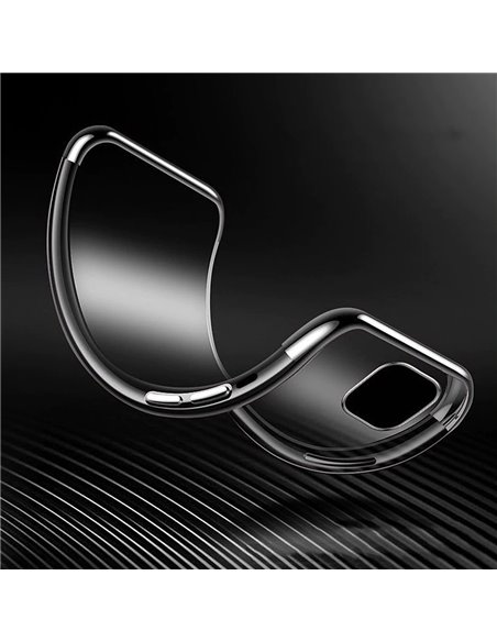 POWERTECH θήκη Clear color MOB-1710 για Xiaomi Mi 11, μαύρο