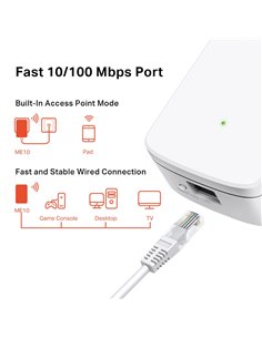 MERCUSYS Wi-Fi range extender ME10, 300Mbps, Ver. 1.0
