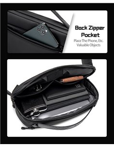 ARCTIC HUNTER τσάντα μέσης Y00020, 2L, μαύρη