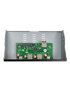 POWERTECH front panel 5.25" σε 2x USB 3.1 & 2x USB-C, VL820