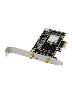 POWERTECH κάρτα επέκτασης PCIe ST718, AC7260 Dual-Band Wireless