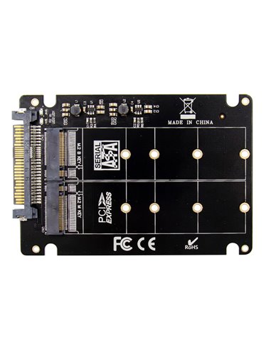 POWERTECH κάρτα επέκτασης U.2 SAS 2.5" σε M.2 B & M NGFF/NVME ST526