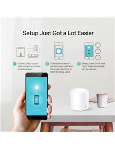 TP-LINK Mesh WiFi 6 access point Deco X20, AX1800 Dual Band, 2τμχ, V.2.0