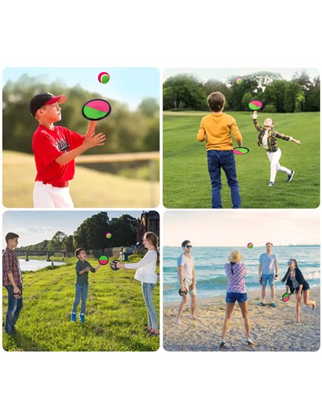 Παιχνίδι δίσκων με μπαλάκι σκριτς-σκρατς SUMM-0009, Φ 19cm