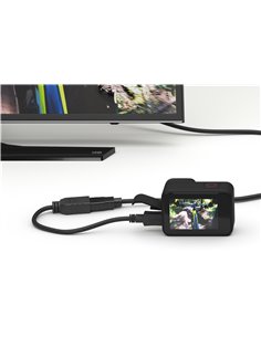 GOOBAY καλώδιο micro HDMI σε HDMI 58683, 4K/60Hz, 0.15m, μαύρο