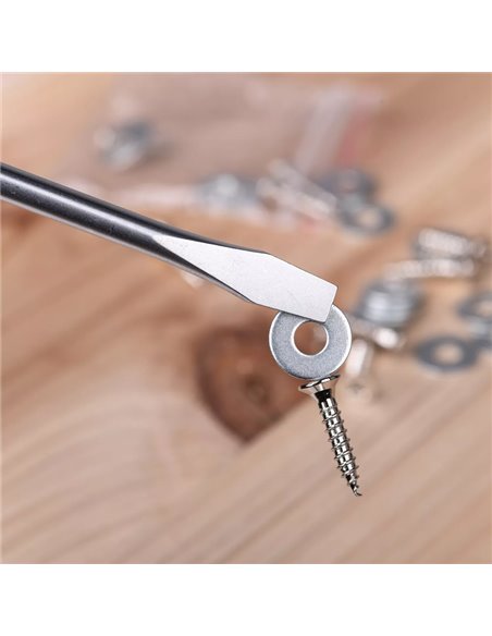 DELI ίσιο κατσαβίδι DL6361251 αντιολισθητική λαβή, μαγνητικό, 6mm, 125mm