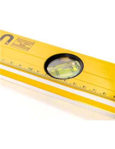 DELI αλφάδι DL290500 με 3 μάτια & χάρακα, μαγνητικό, 50cm