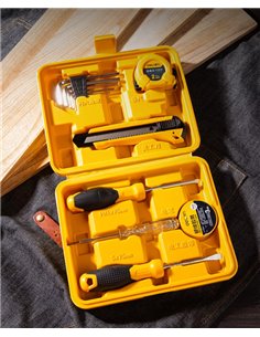 DELI σετ εργαλείων DL1011J, με θήκη, 11τμχ