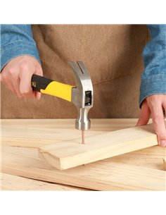 DELI σφυρί προκοβγάλτης DL5002 με αντιολισθητική Fiberglass λαβή, 500gr, 340mm