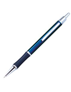 Στυλό με κουμπί μεταλλικό μπλε "Manhattan"