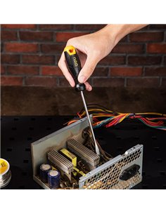 DELI ίσιο κατσαβίδι DL6251251 αντιολισθητική λαβή, μαγνητικό, 5mm, 125mm