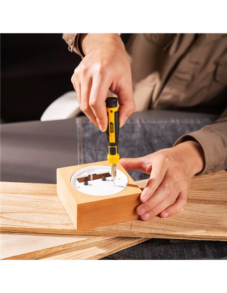 DELI σετ κατσαβίδια ακριβείας DL1033D, αντιολισθητική λαβή, Cr-V, 33τμχ