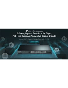 TP-LINK L2 Managed Switch TL-SG3428MP, 24x PoE+, 4x SFP, Ver. 5.2