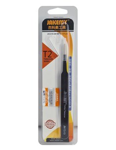 JAKEMY τσιμπίδα JM-T2-13, ανοξείδωτη, SUS304, 120mm, ίσια