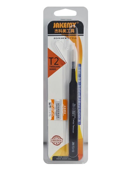 JAKEMY τσιμπίδα JM-T2-13, ανοξείδωτη, SUS304, 120mm, ίσια