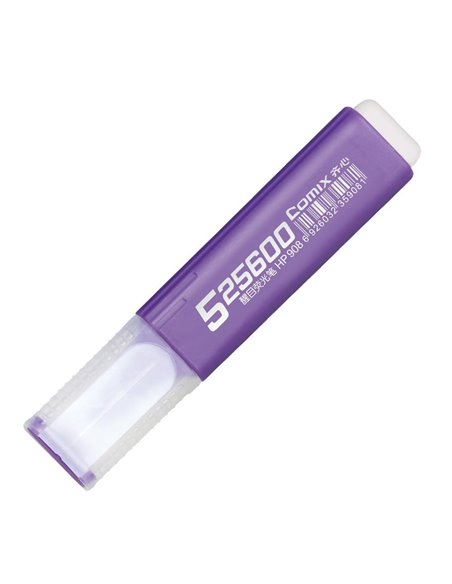 Comix μαρκαδόρος υπογράμμισης φωσφορούχος μωβ