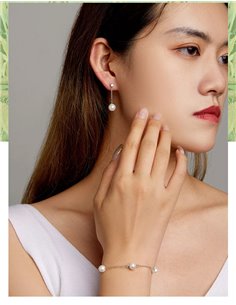 BAMOER βραχιόλι BSB090 με πέρλες, ασήμι 925, ασημί