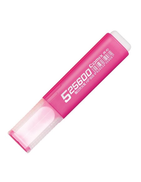 Comix μαρκαδόρος υπογράμμισης φωσφορούχος ροζ