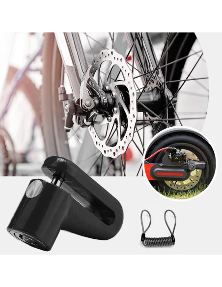 Κλειδαριά δισκόφρενου SPXIS365-015 για ηλεκτρικό πατίνι, με συρματόσκοινο