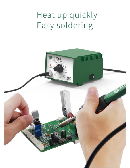 BEST σταθμός κόλλησης BST-936B με κολλητήρι, 45W, 480°C