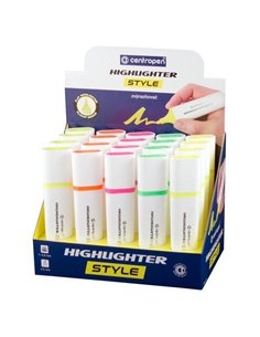 Centropen σταντ 20τεμ. Fluo φωσφορούχων μαρκαδόρων υπογράμμισης