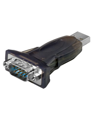 GOOBAY αντάπτορας/καλώδιο USB σε RS-232 93128, 1 Mbit/s, 1.5m, διάφανο