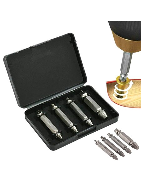 Σετ εξολκέων βιδών NZ8A με πλαστική θήκη, 6-14mm, 4τμχ