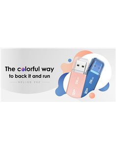 SILICON POWER USB Flash Drive Helios 202, 64GB, USB 3.2, ροζ χρυσό