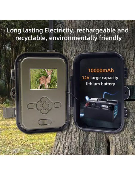 SUNTEK κάμερα για κυνηγούς HC-940PRO-LI, PIR, 4G, 30MP, 4K, IP65