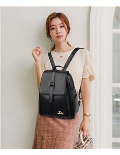 BALIDAISHU γυναικεία τσάντα πλάτης LBAG-0009, μαύρη