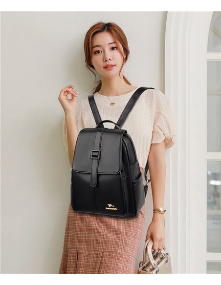 BALIDAISHU γυναικεία τσάντα πλάτης LBAG-0009, μαύρη