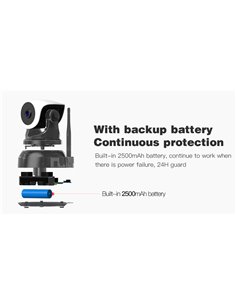 VSTARCAM smart IP κάμερα CS24B, 3MP, WiFi, battery backup