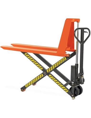 Ηλεκτρικό παλετοφόρο ανυψωτικό, έως 0,80μ., βάρος 1τόνου, πιρούνια 1,15μ.