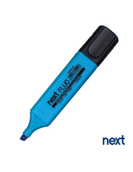 Νext φωσφορούχος μαρκαδόρος fluo μπλε