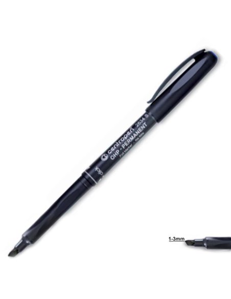 Centropen μαρκαδόρος ανεξίτηλος μαύρο large 1-3mm