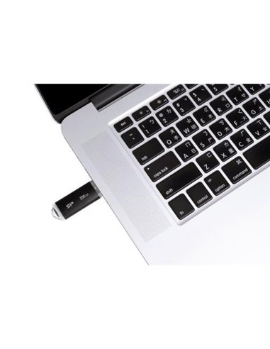 SILICON POWER USB Flash Drive Blaze B02, 256GB, USB 3.2, μαύρο