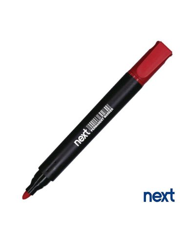 Next  μαρκαδόρος επαναγεμιζ. ανεξίτηλος κόκκινος στρογγ. μύτη