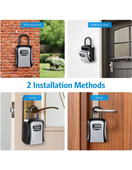 C-TECH κλειδοθήκη με λαιμό CTL-0023, συνδυασμού 4 ψηφίων, 9.2x4.2x11.6cm, 473gr