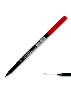 Centropen μαρκαδόρος ανεξίτηλος κόκκινο 1mm