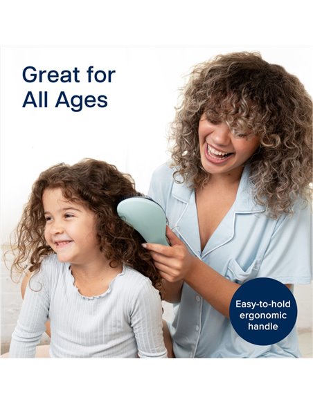 ROXXANI βούρτσα μαλλιών HUH-0102 για ξεμπέρδεμα, 6 x 14.5cm, μπλε