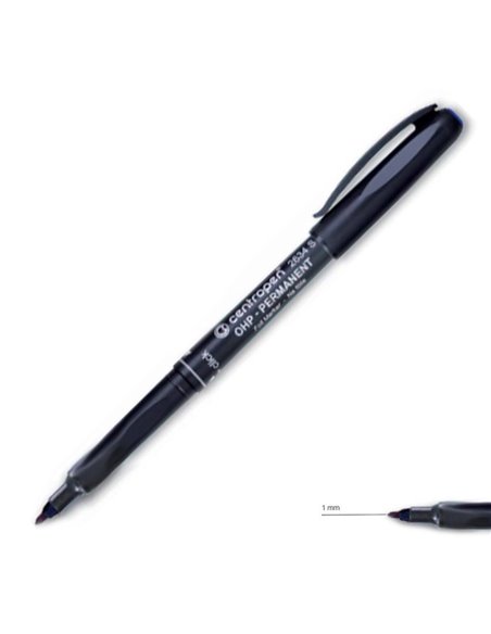 Centropen μαρκαδόρος ανεξίτηλος μαύρο medium 1mm