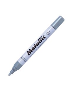 Centropen μαρκαδόρος ανεξίτηλος μεταλ. ασημί 1,5-2,5mm