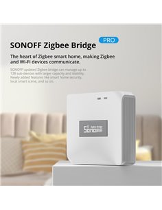 SONOFF smart hub ZBBRIDGE-P, ZigBee 3.0, Wi-Fi, λευκό