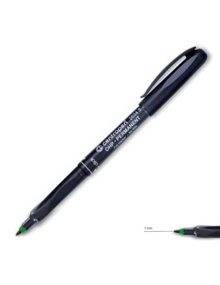 Centropen μαρκαδόρος ανεξίτηλος πράσινο medium 1mm