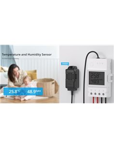 SONOFF αισθητήρας θερμοκρασίας & υγρασίας THS01, RJ11, 50cm, μαύρος