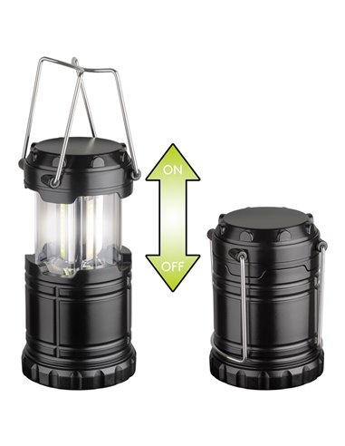 GOOBAY LED φανάρι 60357, πτυσσόμενο, 3W COB LEDs, 250lm, 6800K