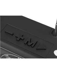 CMIK φορητό ραδιόφωνο & ηχείο MK-101, ηλιακό, BT/USB/TF/AUX, μαύρο