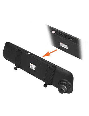 LTC καθρέφτης αυτοκινήτου με κάμερα καταγραφής LXDVR204, 4.3" TFT, 1080p